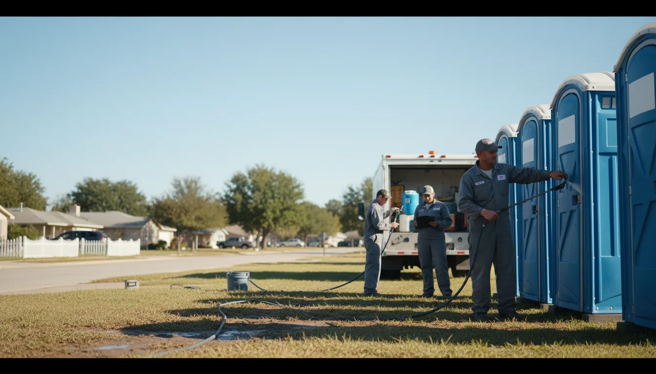 Long-Term Portable Toilet Rental in Fieldon, IL near me